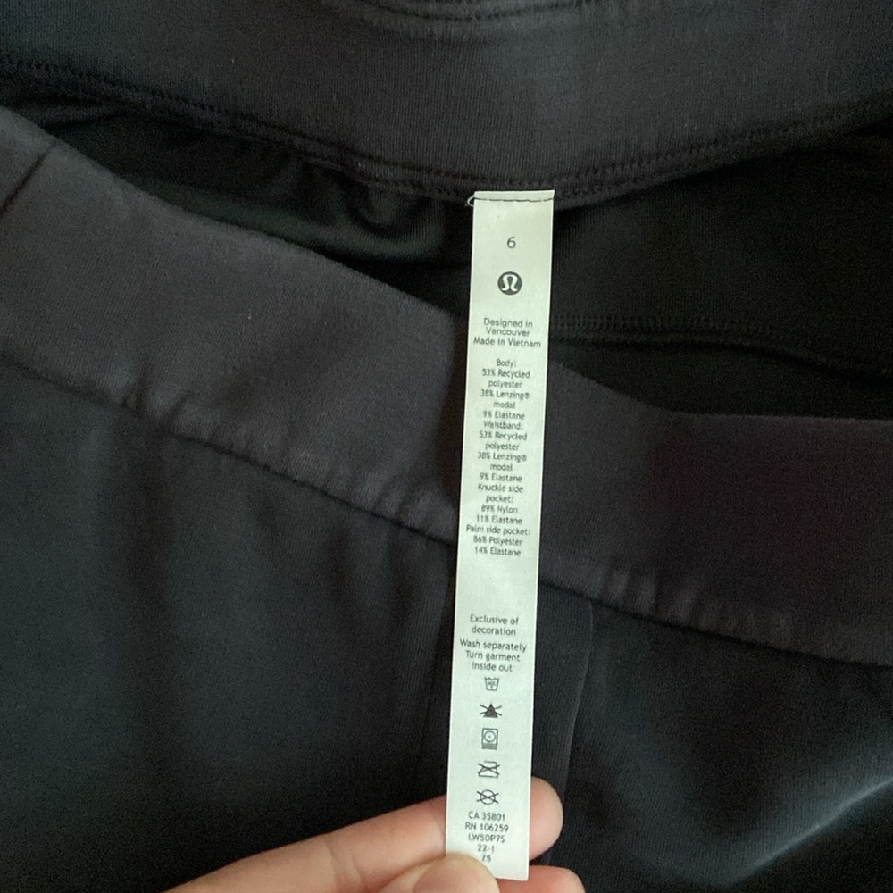 Lululemon Athletica Black Softstream Joggers - Picture 2 of 6